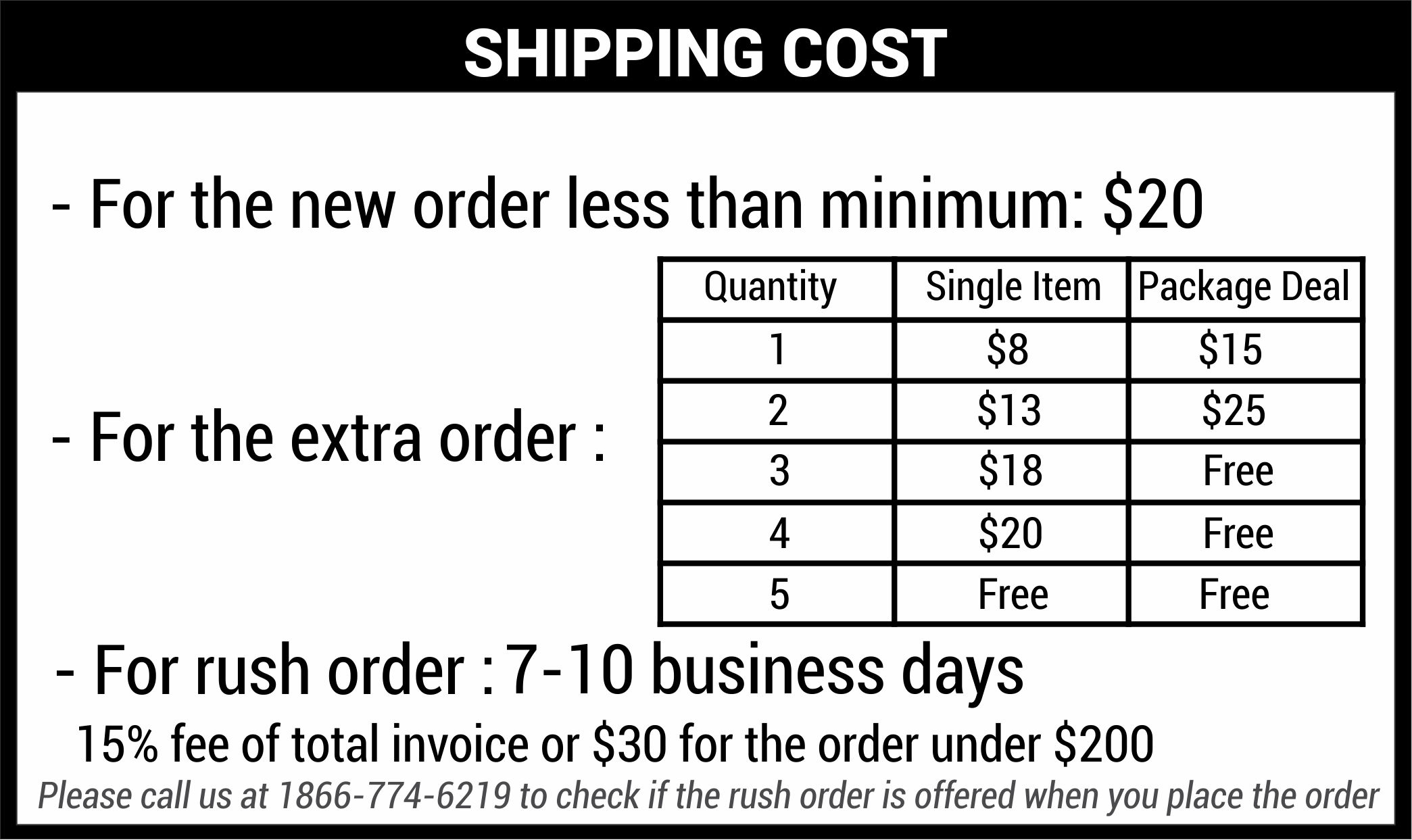 Return Policy Shipping Cost